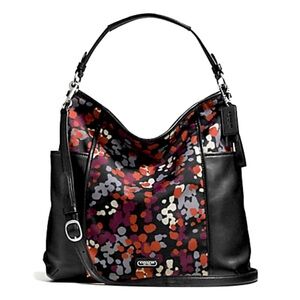 Coach Park Splatter Print Hobo - EUC!
